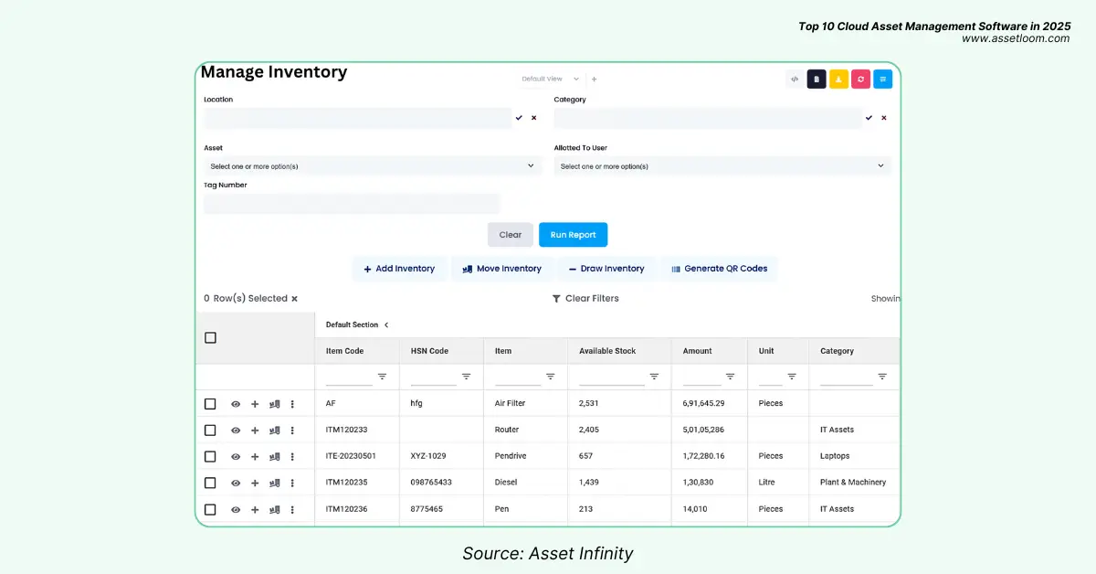 Asset Infinity