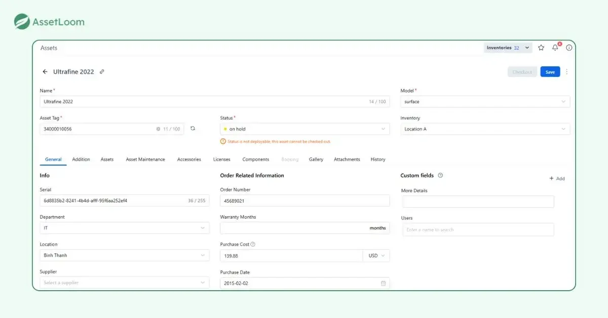 AssetLoom helps manage IT hardware for businesses of all sizes