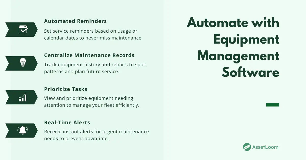 Automate with Equipment Management Software