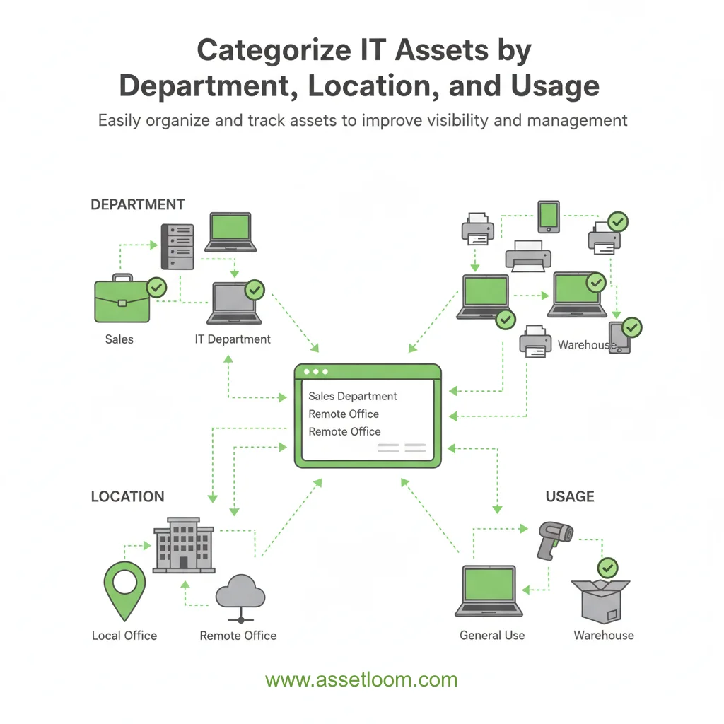 Categorize Assets by Department
