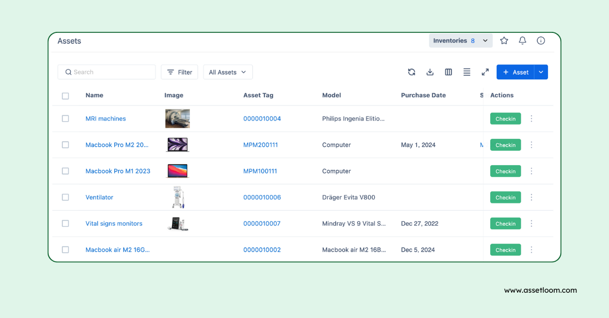 AssetLoom Centralized Asset Management