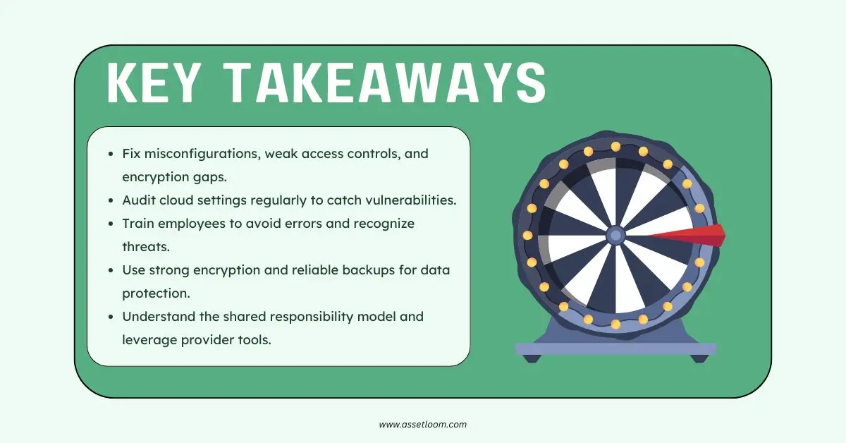 Cloud Security Risks Key Takeaways
