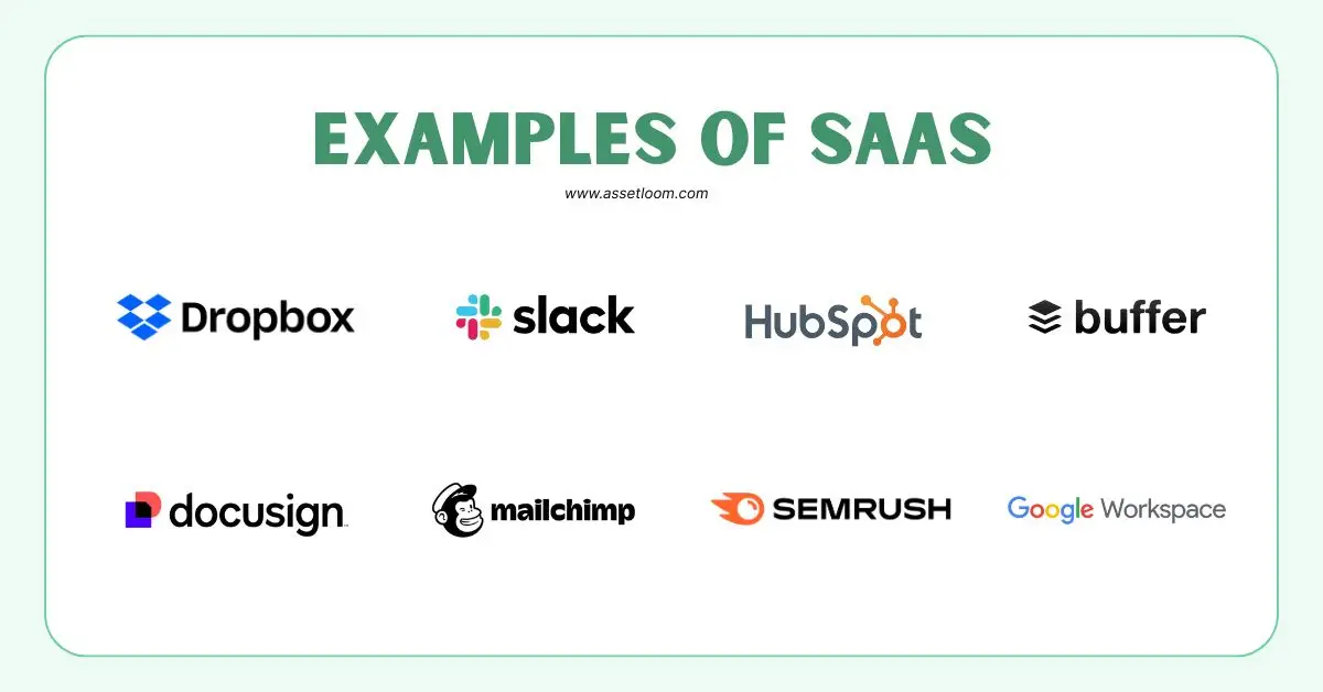 Examples of SaaS