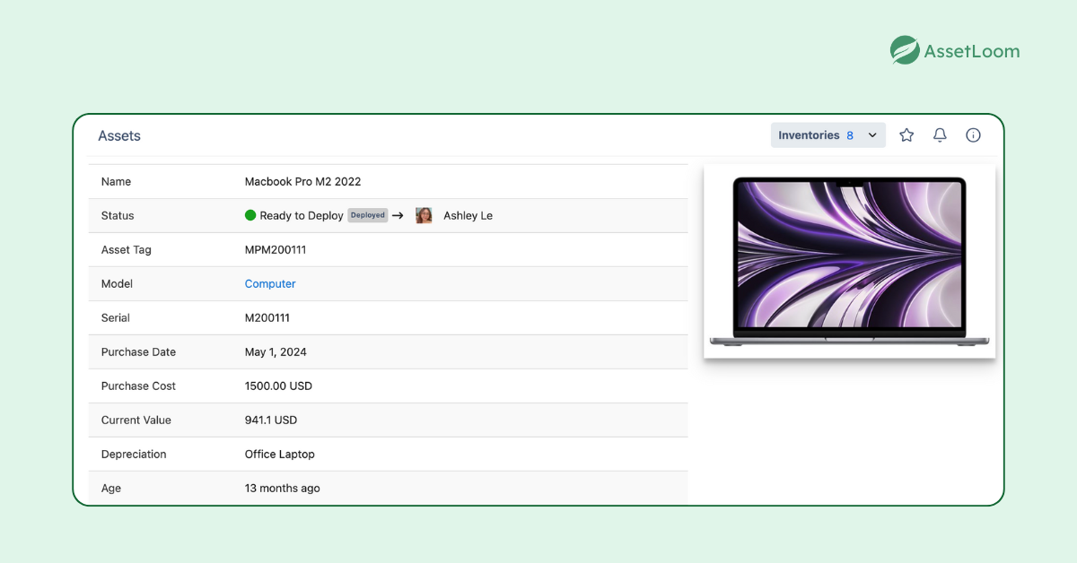 a Clear, Consistent Format for asset tag