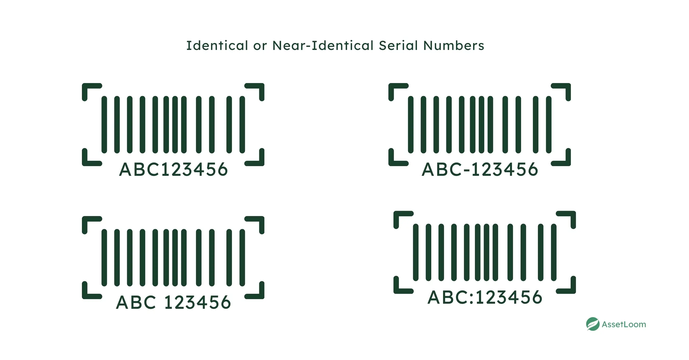 Identical or Near Identical Serial Numbers