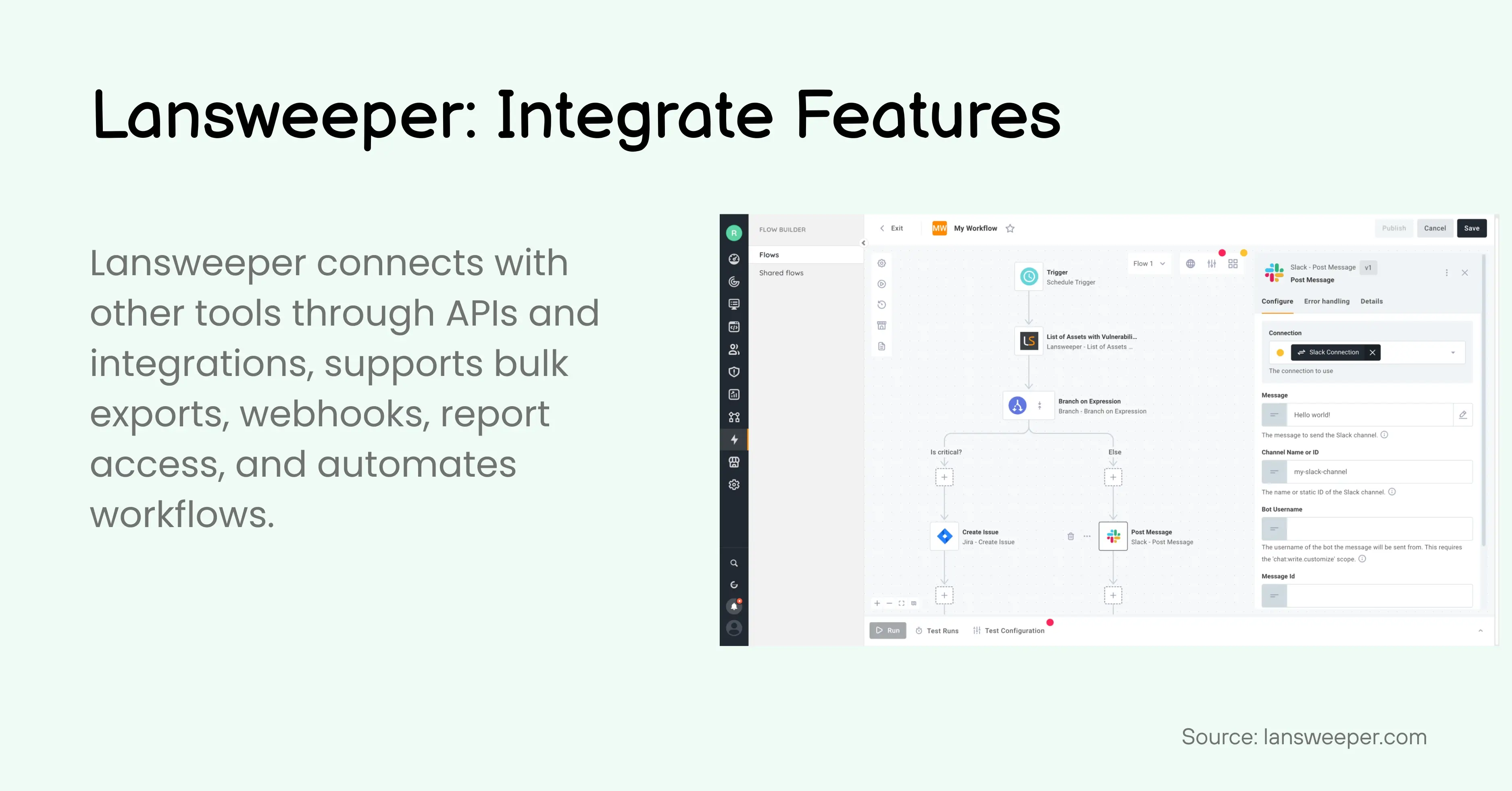 Integrate Features Integrate Features