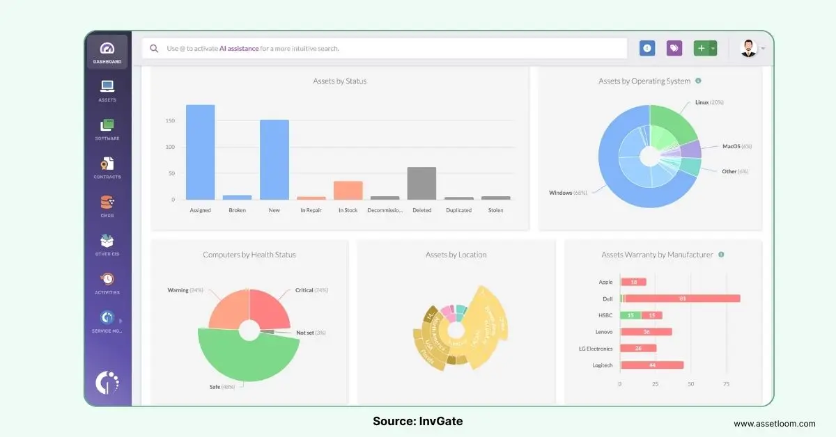 InvGate IT asset tracking software InvGate IT asset tracking software