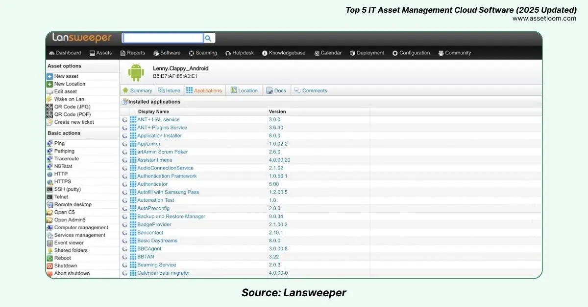 Lansweeper