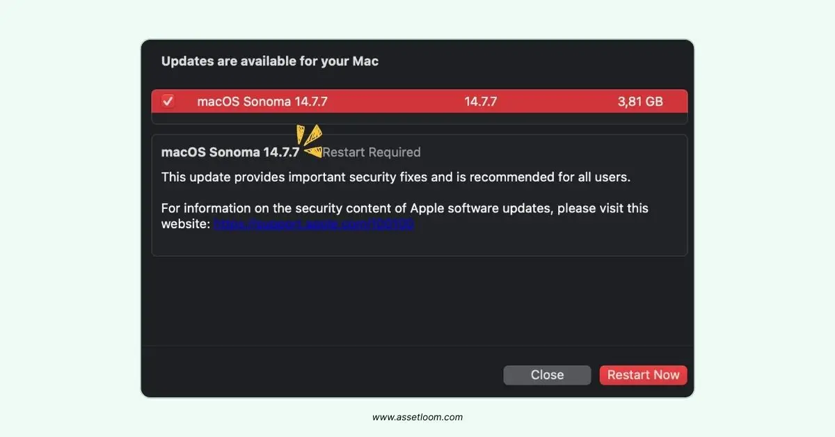 MacOS patch level