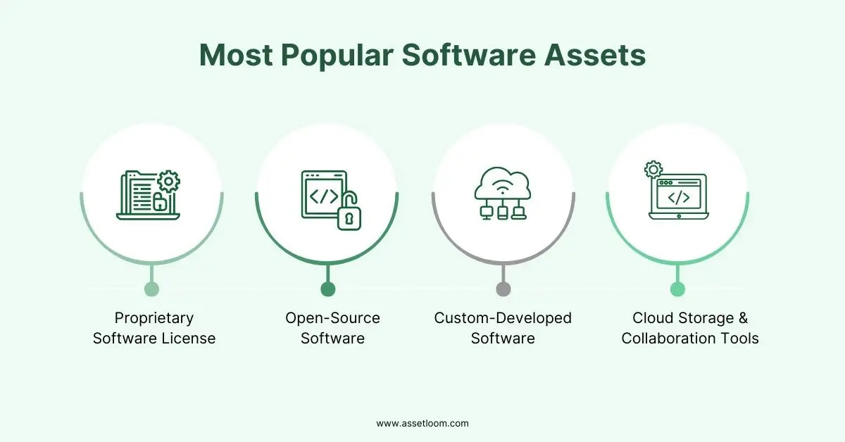 most popular software assets