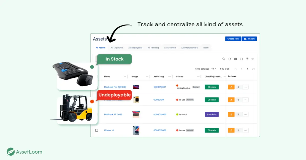 Track and Manage All Your Assets