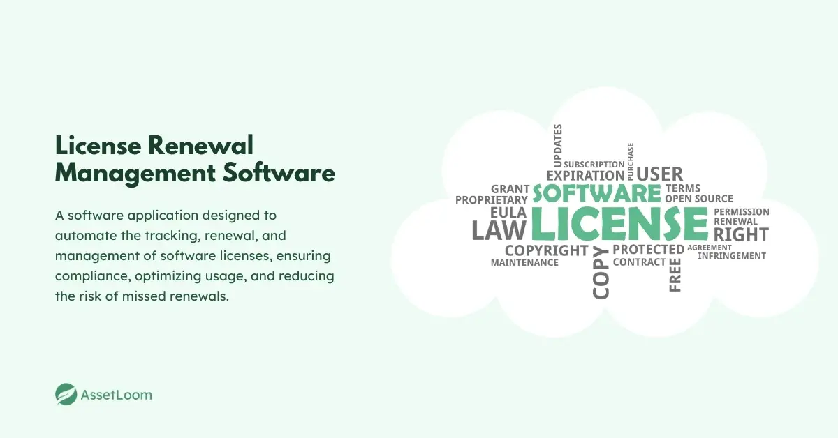 What is License Renewal Management Software