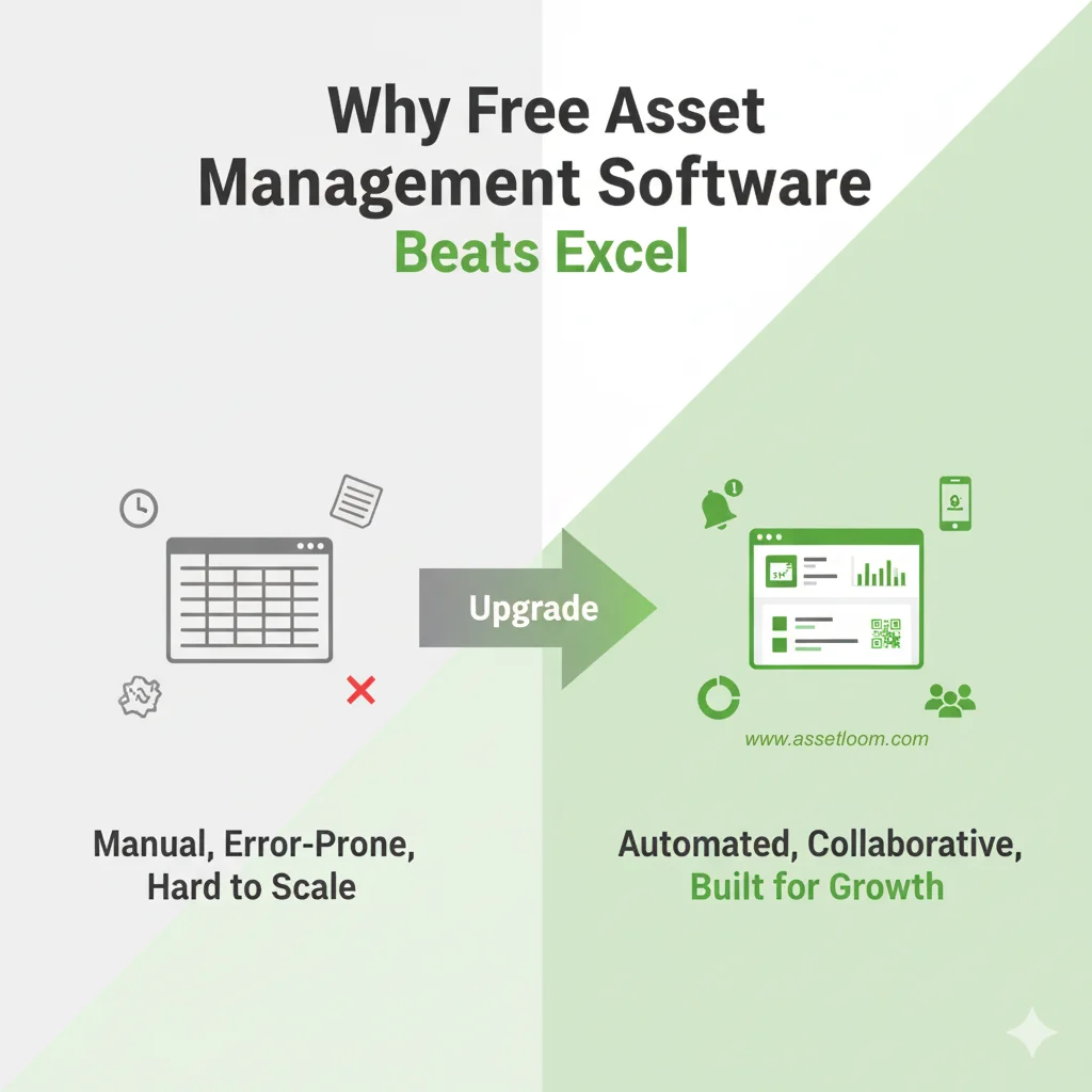 why free asset management software beat excel