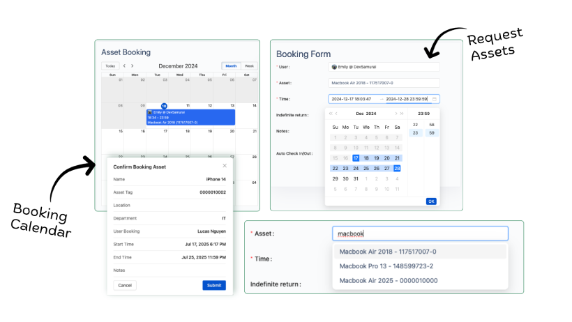 Booking Forms